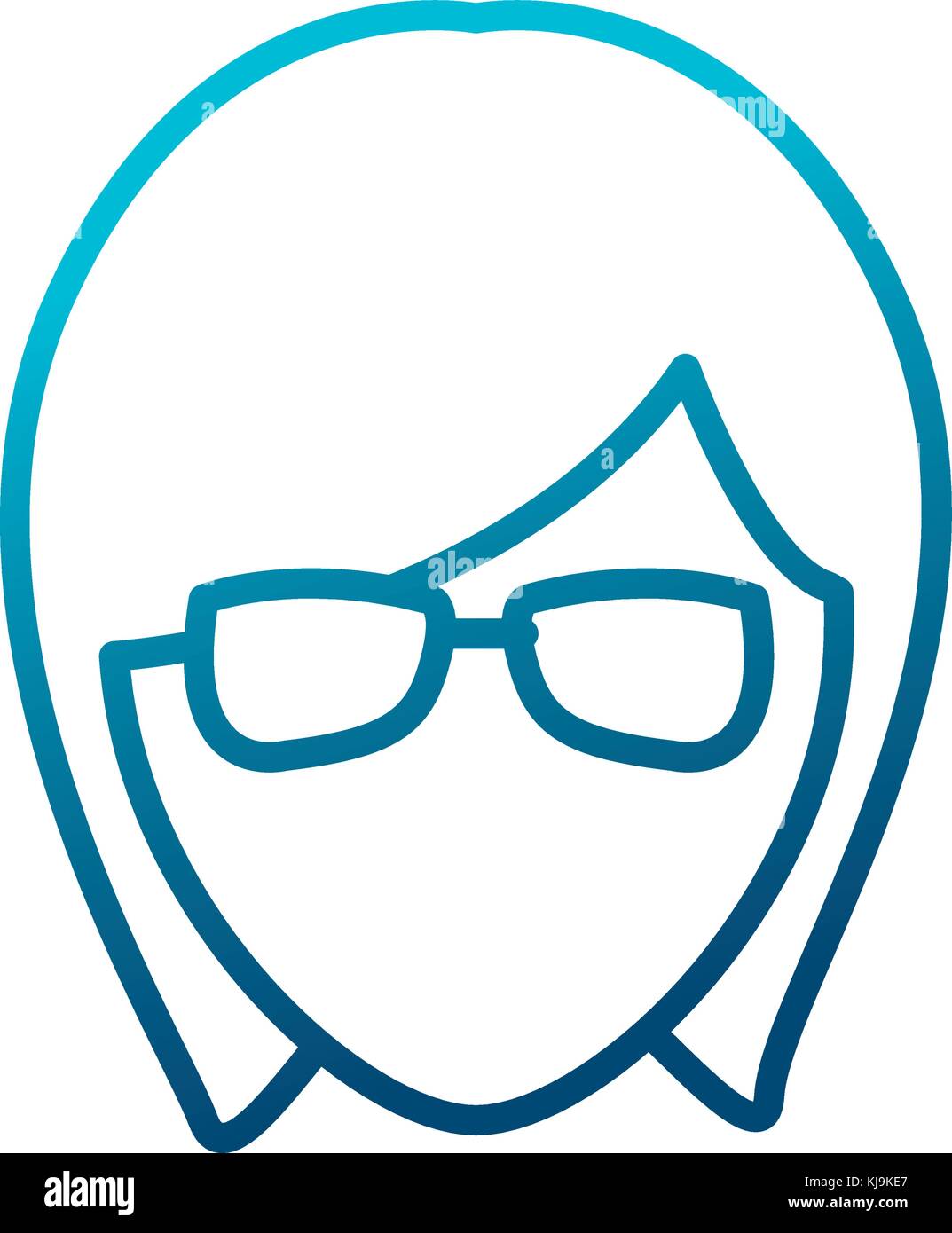 Woman with glasses Stock Vector Image & Art - Alamy