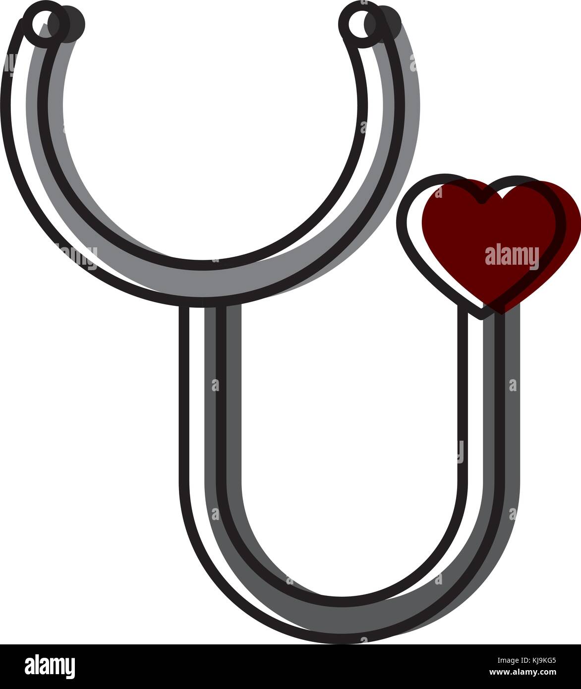 Stethoscope medical tool Stock Vector Image & Art - Alamy