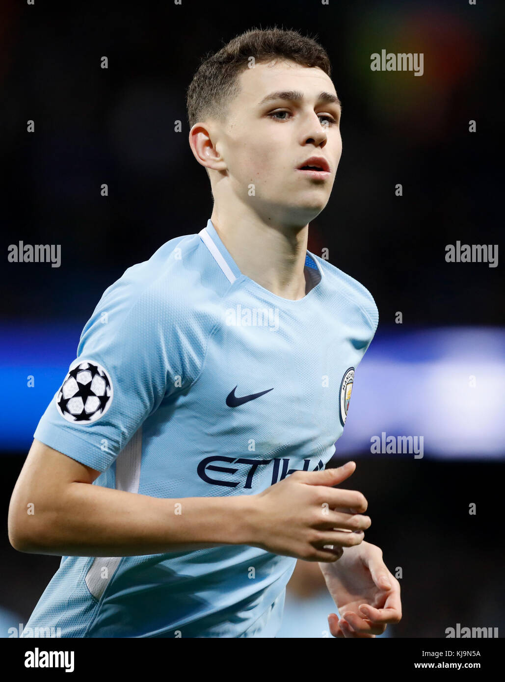 Phil Foden, Manchester City Stock Photo