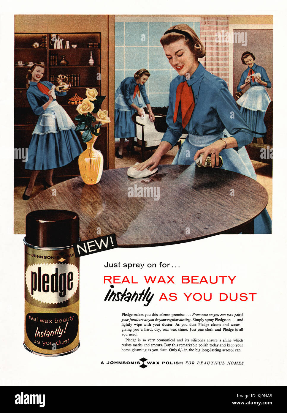 1950 polvo de limpieza de Vim del anuncio del Reino Unido Fotografía de  stock - Alamy