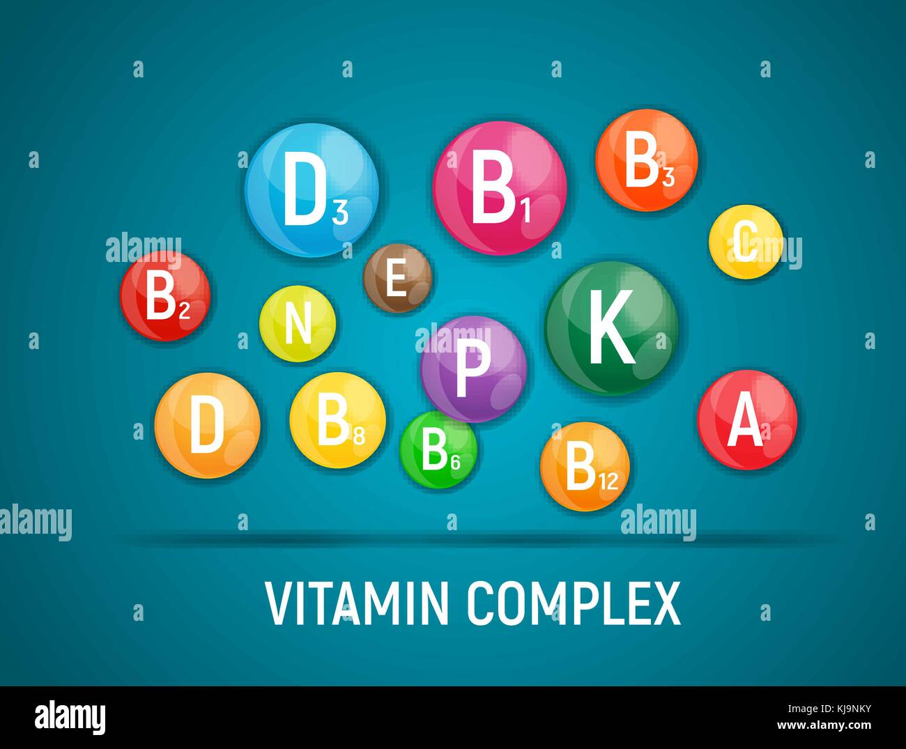 Vitamin and Antioxidant Complex. Vector Illustration Stock Vector Image & Art Alamy