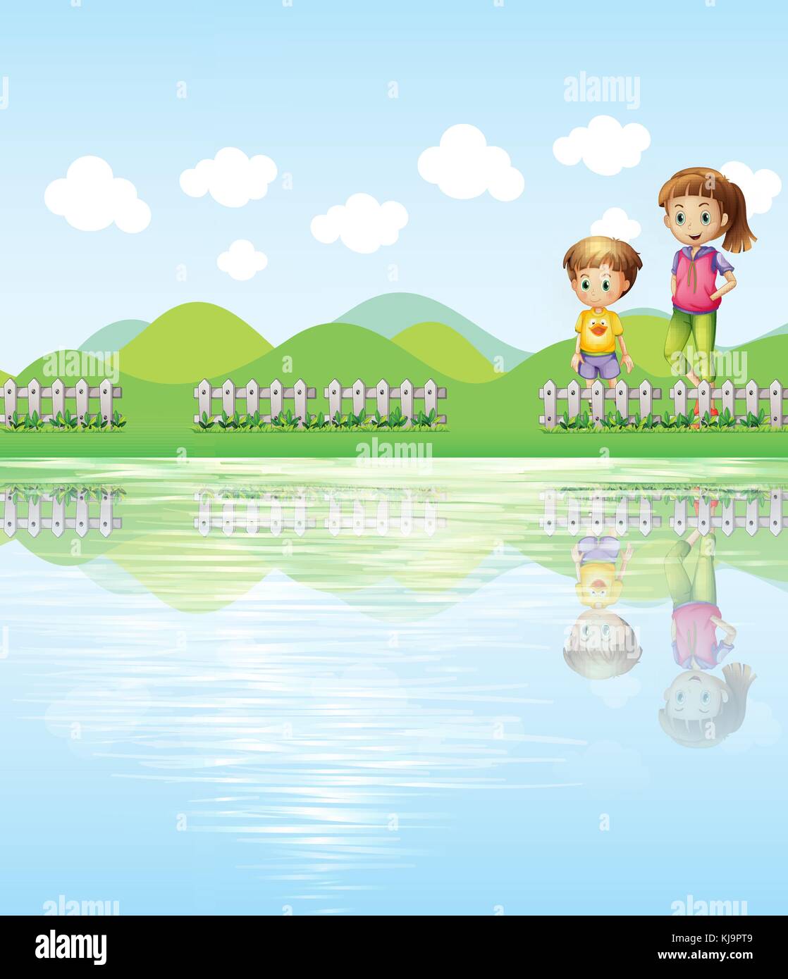 Little Boy At Lake Stock Vector Images Alamy little-boy-at-lake-stock-vector-images-alamy