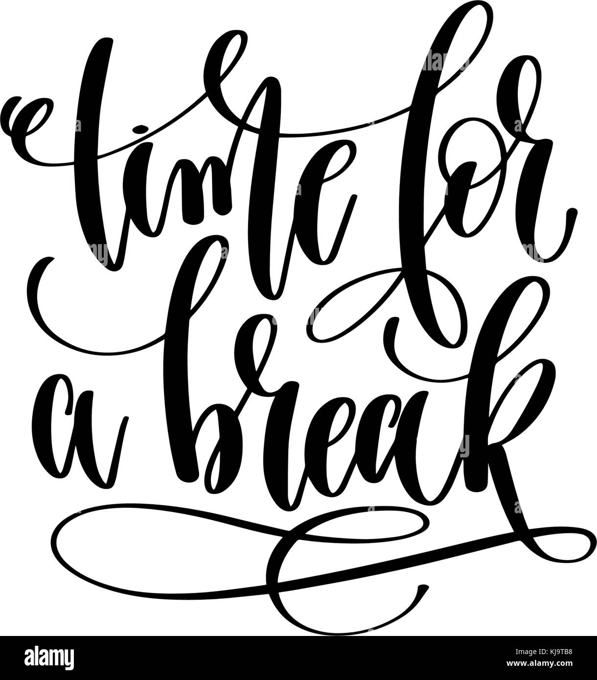 Break time Stock Vector Images Alamy