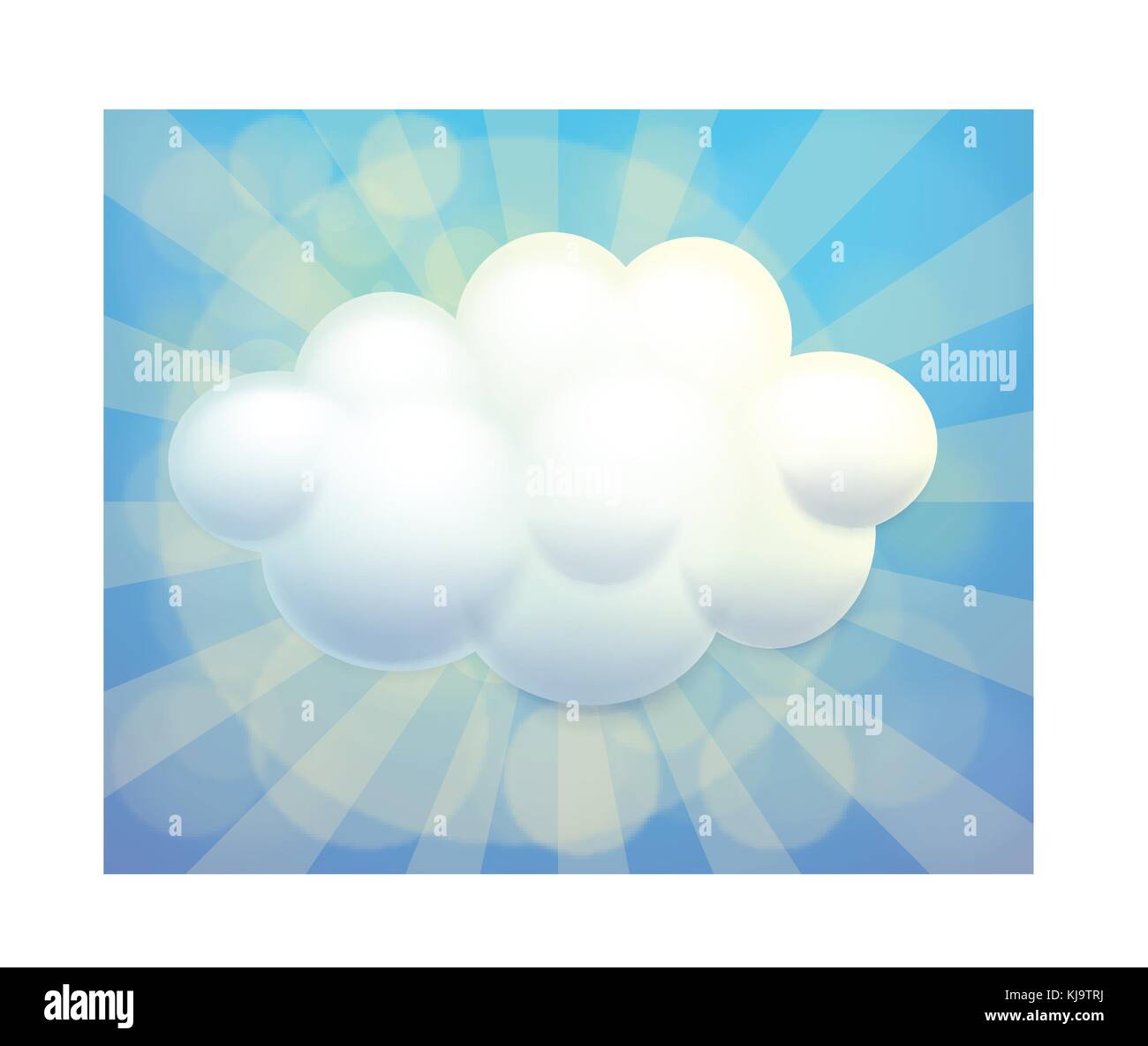 Illustration of an empty bubble note Stock Vector Image &amp; Art - Alamy