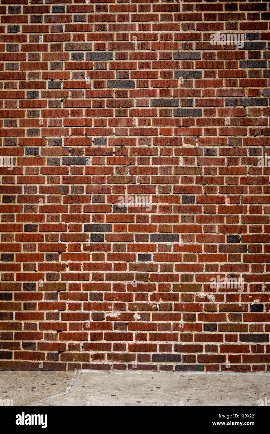 Orange brick wall background Stock Photo Alamy