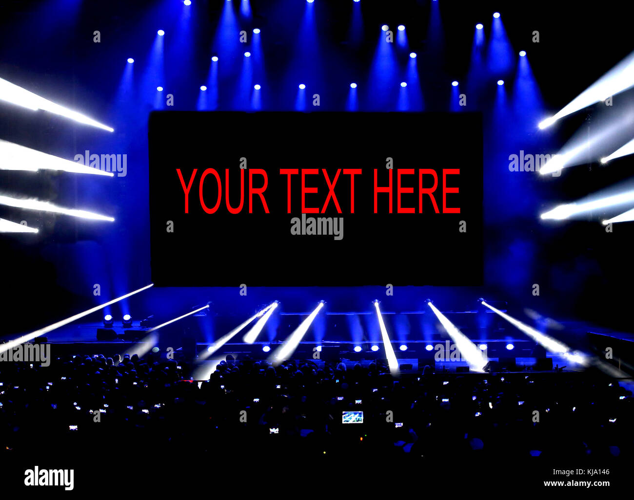 Stage Text Display Examples Customizable text hi-res stock photography and images - Alamy