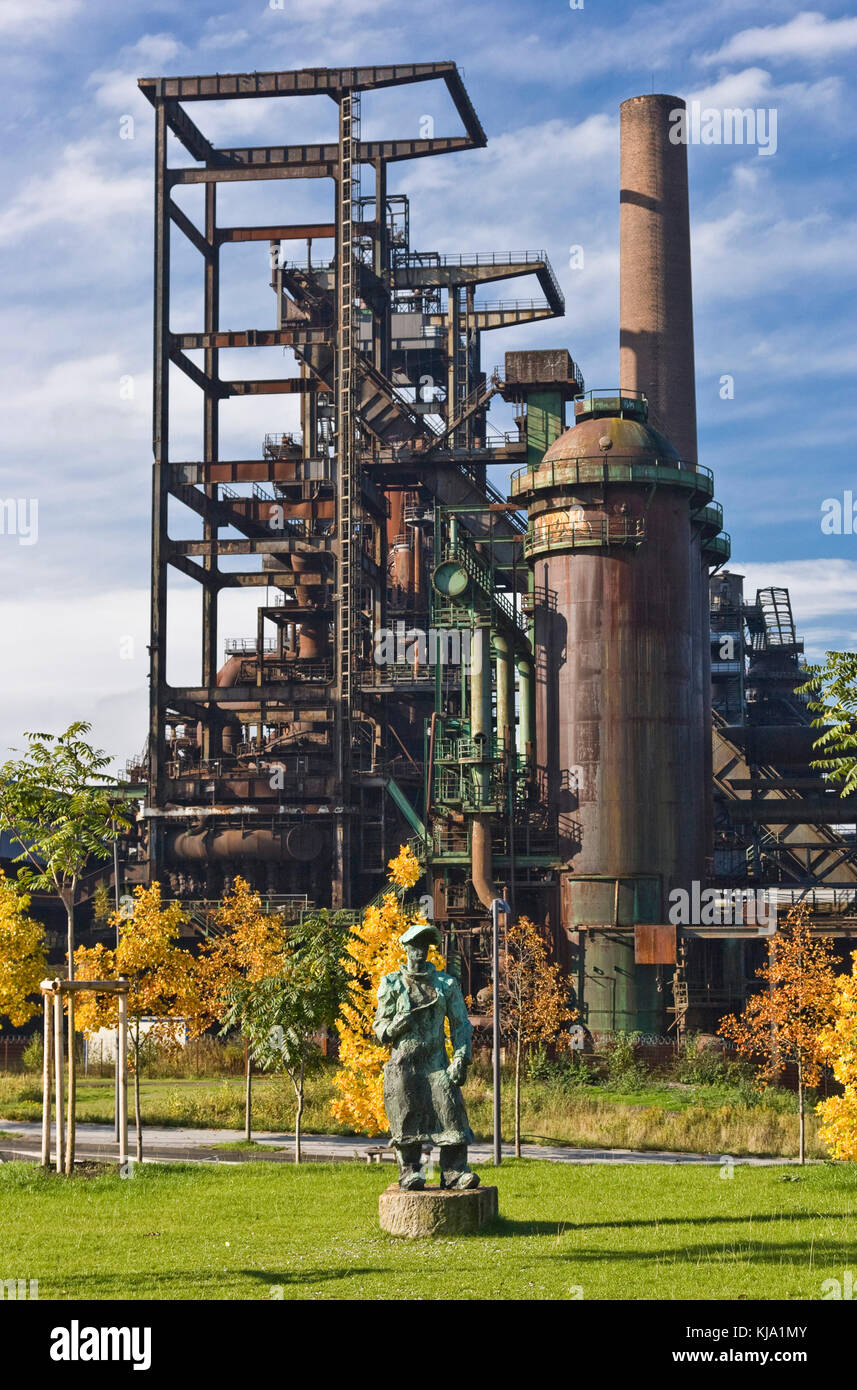 Old metallurgical plant Phoenix West in Dortmund, Germany Stock Photo