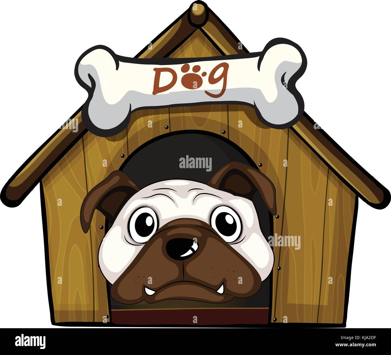 Illustration of a head of a dog Stock Vector Image & Art - Alamy