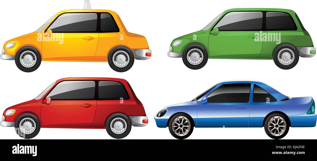 Yellow Red And Blue Cartoon Cars High Resolution Stock Photography And Images Alamy