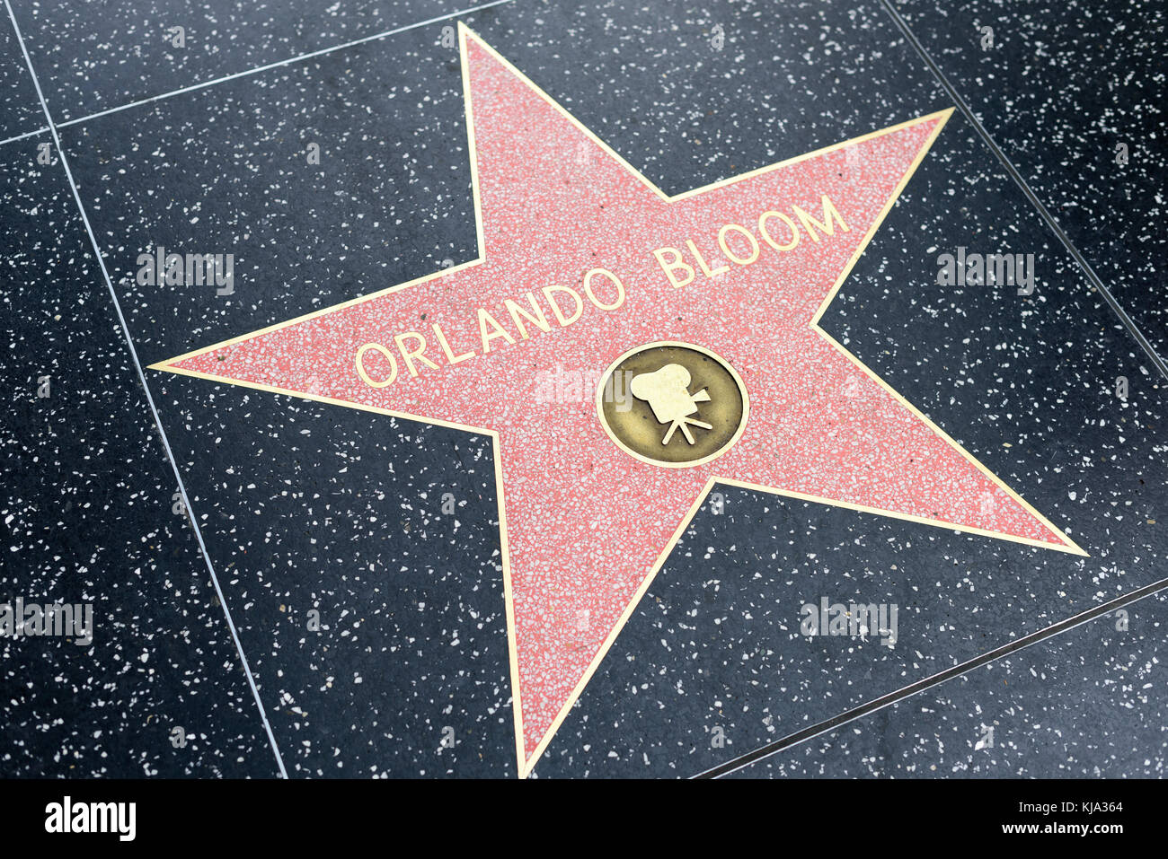 HOLLYWOOD, CA DECEMBER 06 Orlando Bloom star on the Hollywood Walk