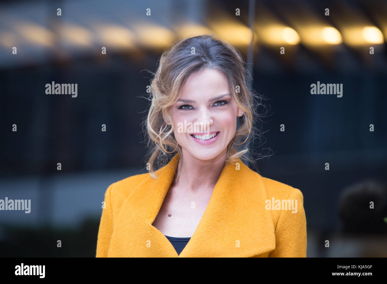 Rome, Italy. 21st Nov, 2017. Italian actress Christiane Filangieri