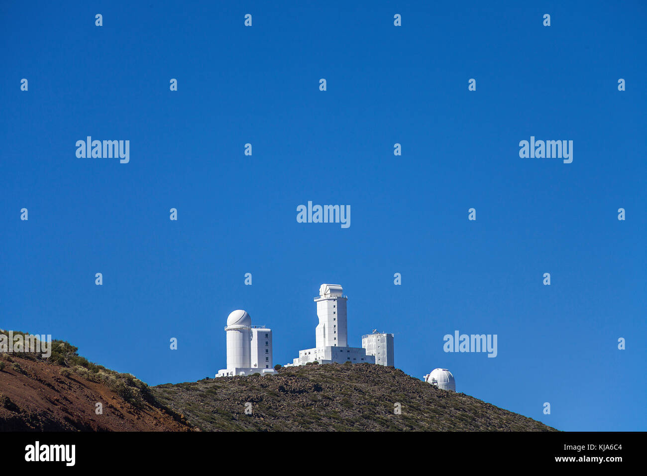 Observatorio del Teide, Teide astronomical observatory, Tenerife island, Canary islands, Spain Stock Photo