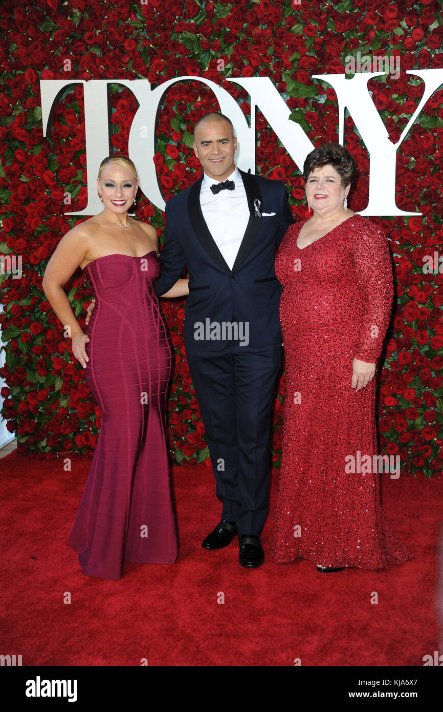 NEW YORK, NY JUNE 12 Veronica Jackson, Christopher Jackson attends