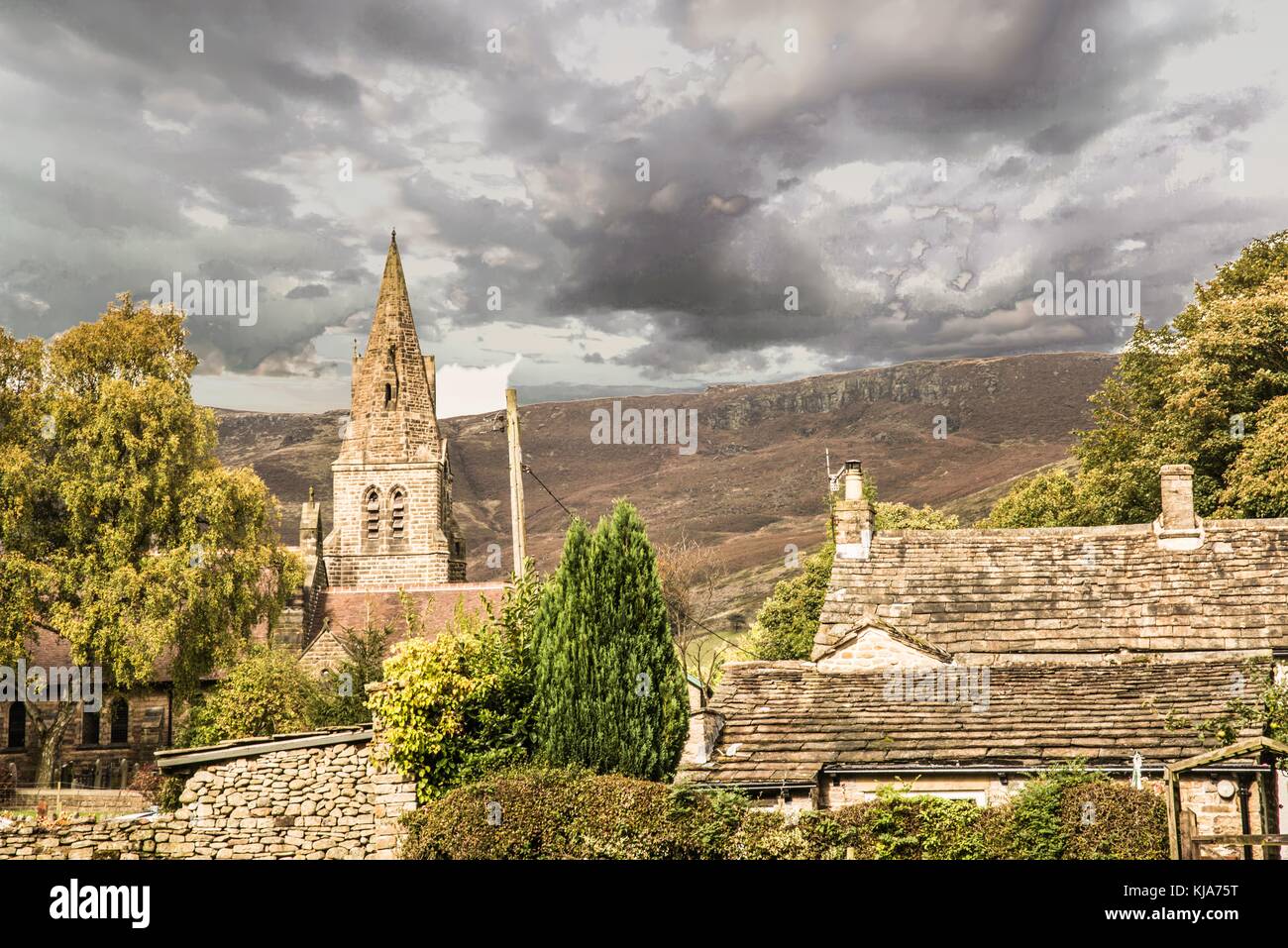 Vale of Edale Derbyshire England  Ray Boswell Stock Photo