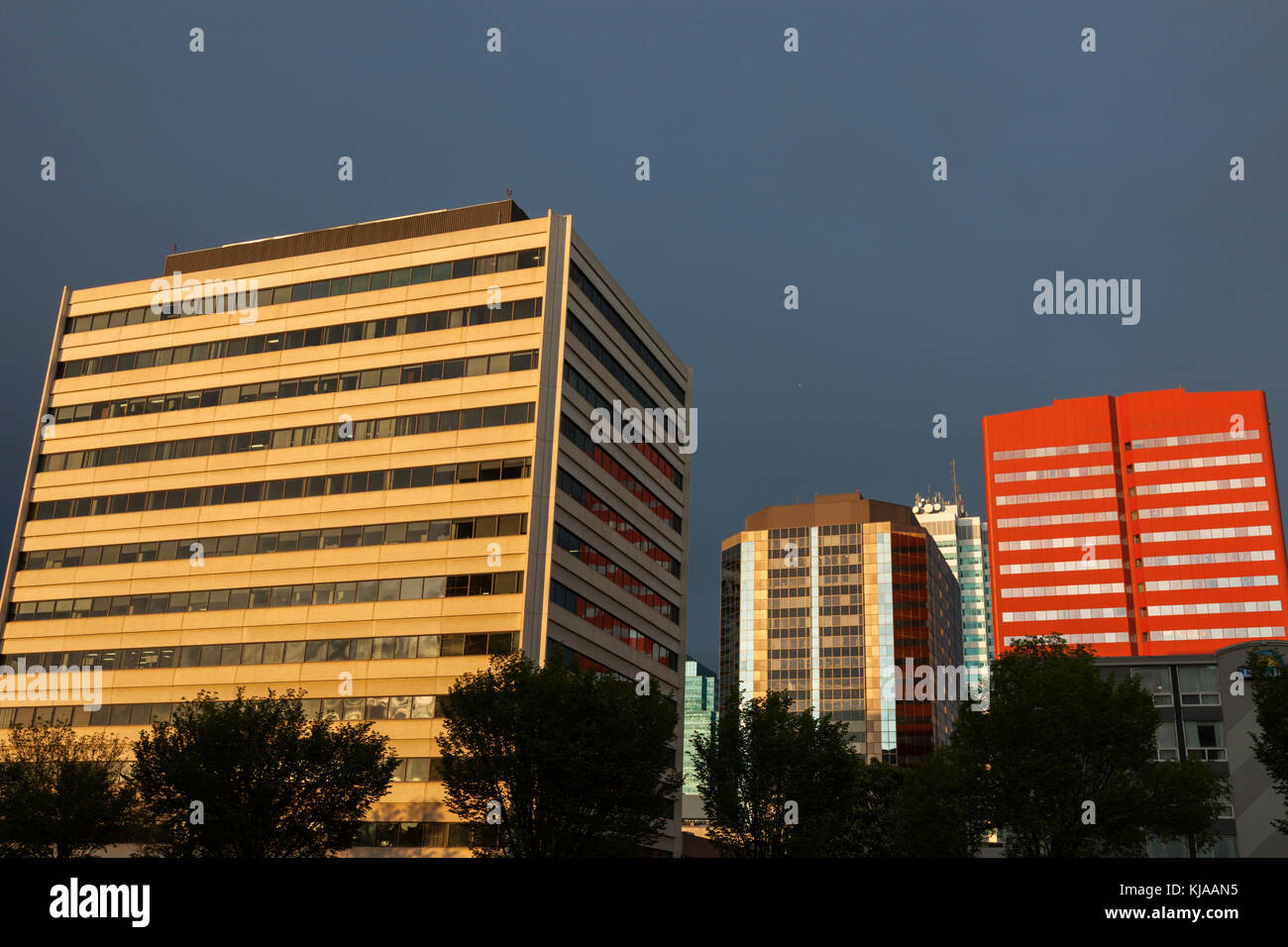 Modern architecture of Edmonton. Edmonton, Alberta, Canada Stock Photo Alamy
