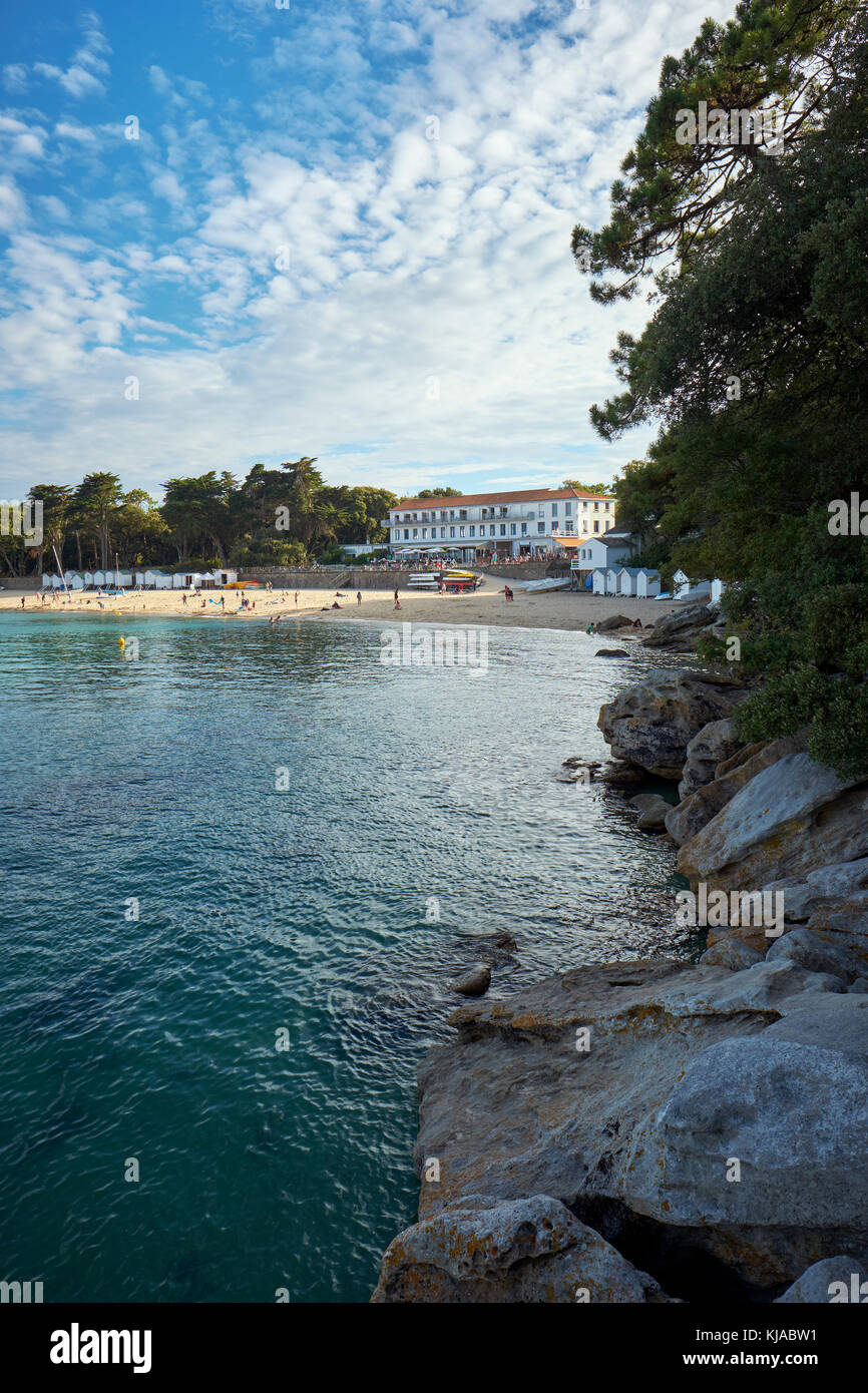 Plage des Dames on Ile de Noirmoutier, Vendee, France Stock Photo