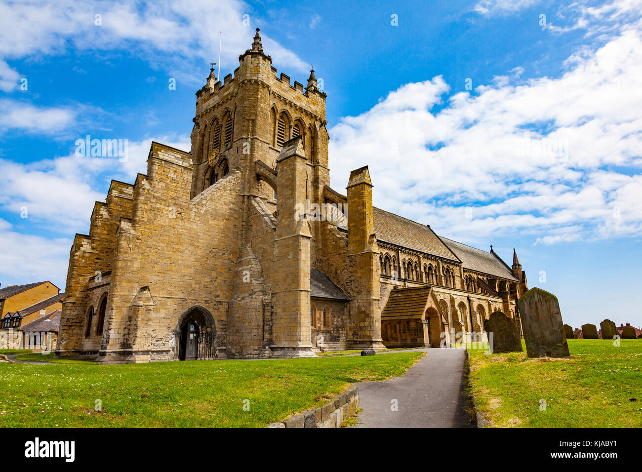 St Hilda's Church, Headland, Hartlepool, County Durham, UK Stock Photo