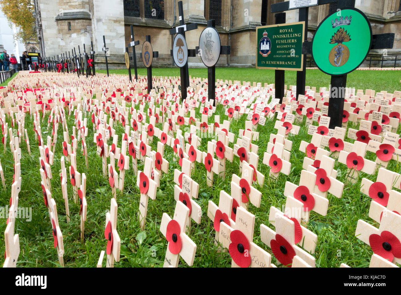 Field of Remembrance at Westminster Abbey, London Stock Photo Alamy