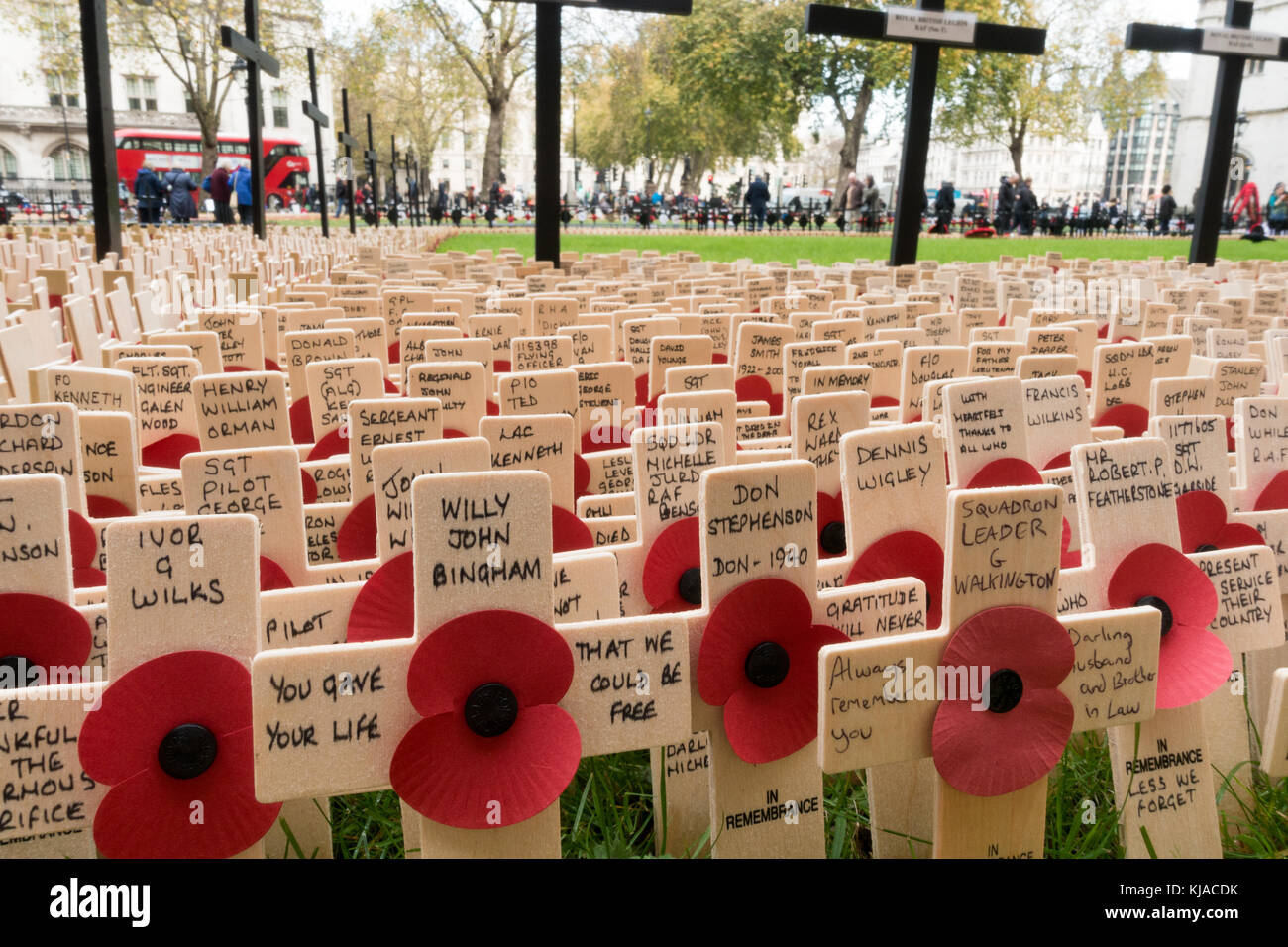 Field of Remembrance at Westminster Abbey, London Stock Photo Alamy