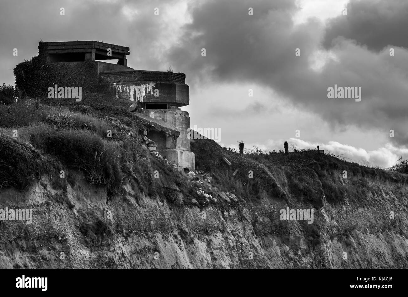 World war bunker dover Black and White Stock Photos & Images - Alamy