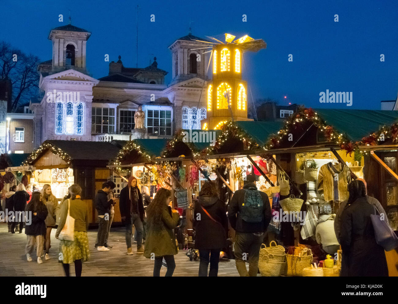 Kingston Christmas Market, London Stock Photo: 166186851 - Alamy