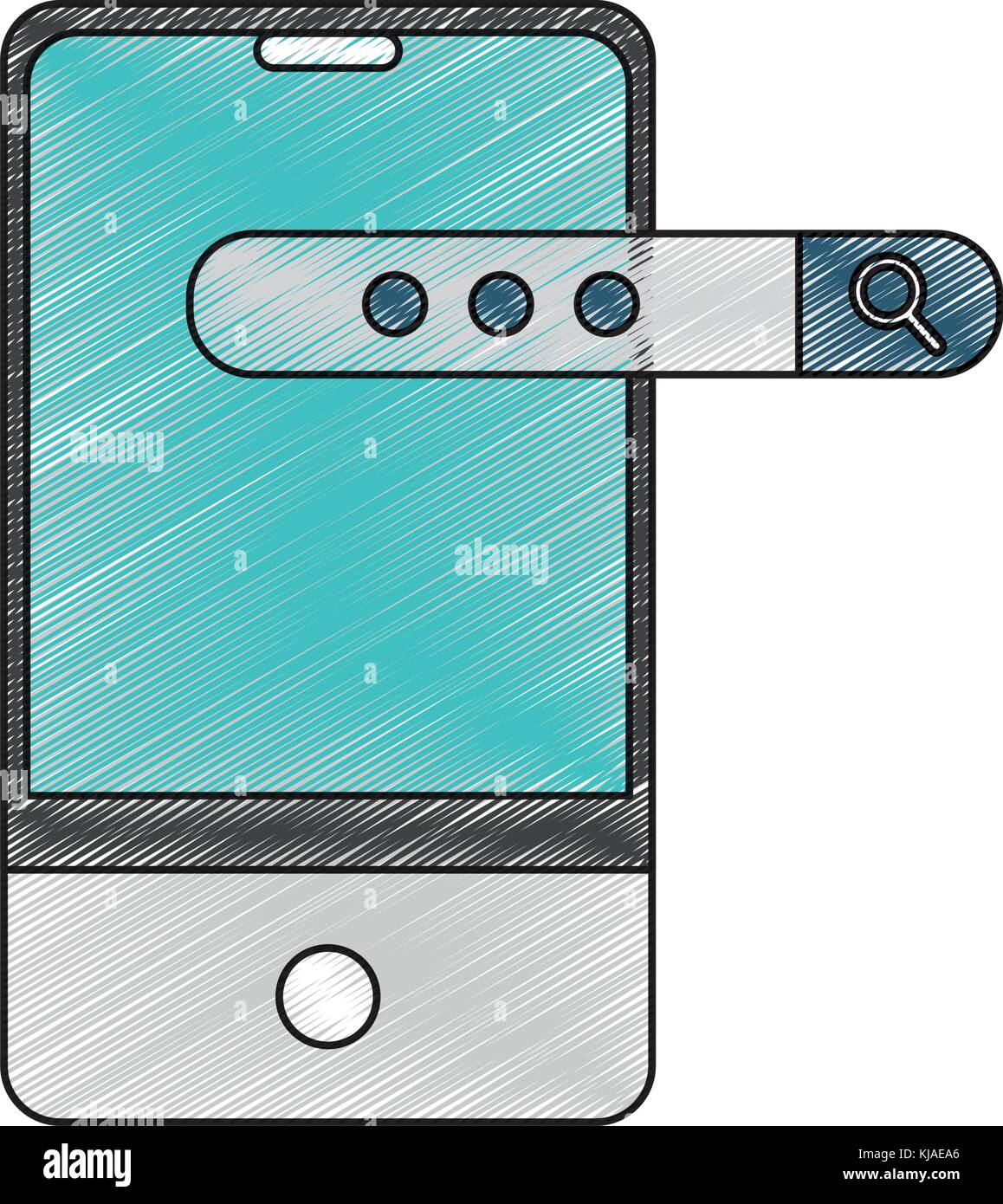 Smartphone of device gadget technology and electronic theme Isolated ...