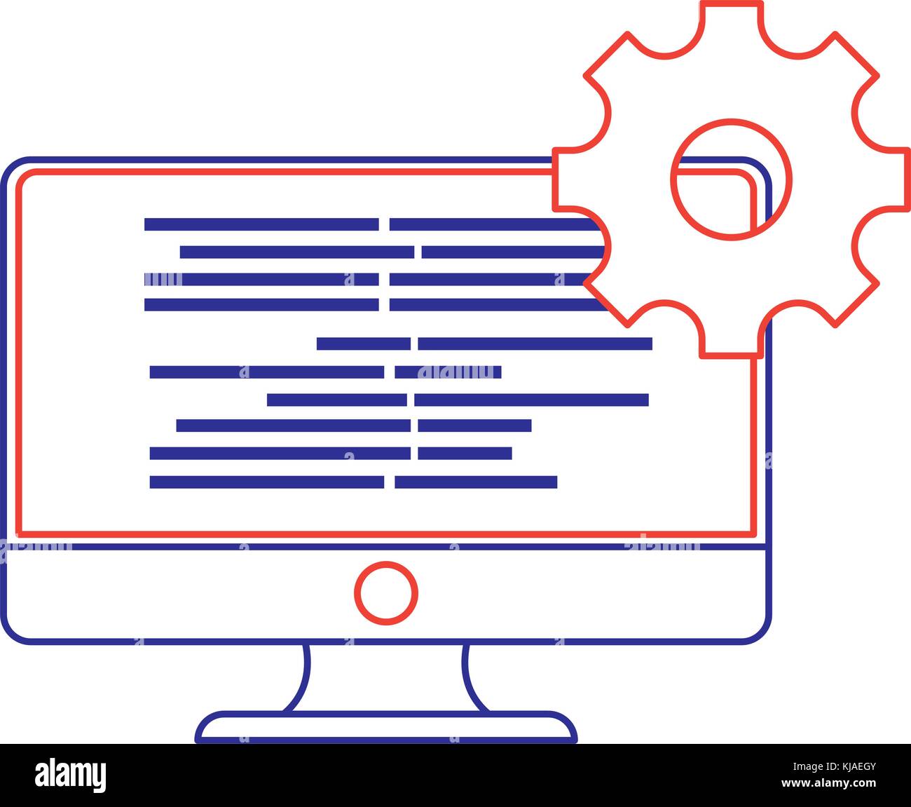 Computer of device gadget technology and electronic theme Isolated ...
