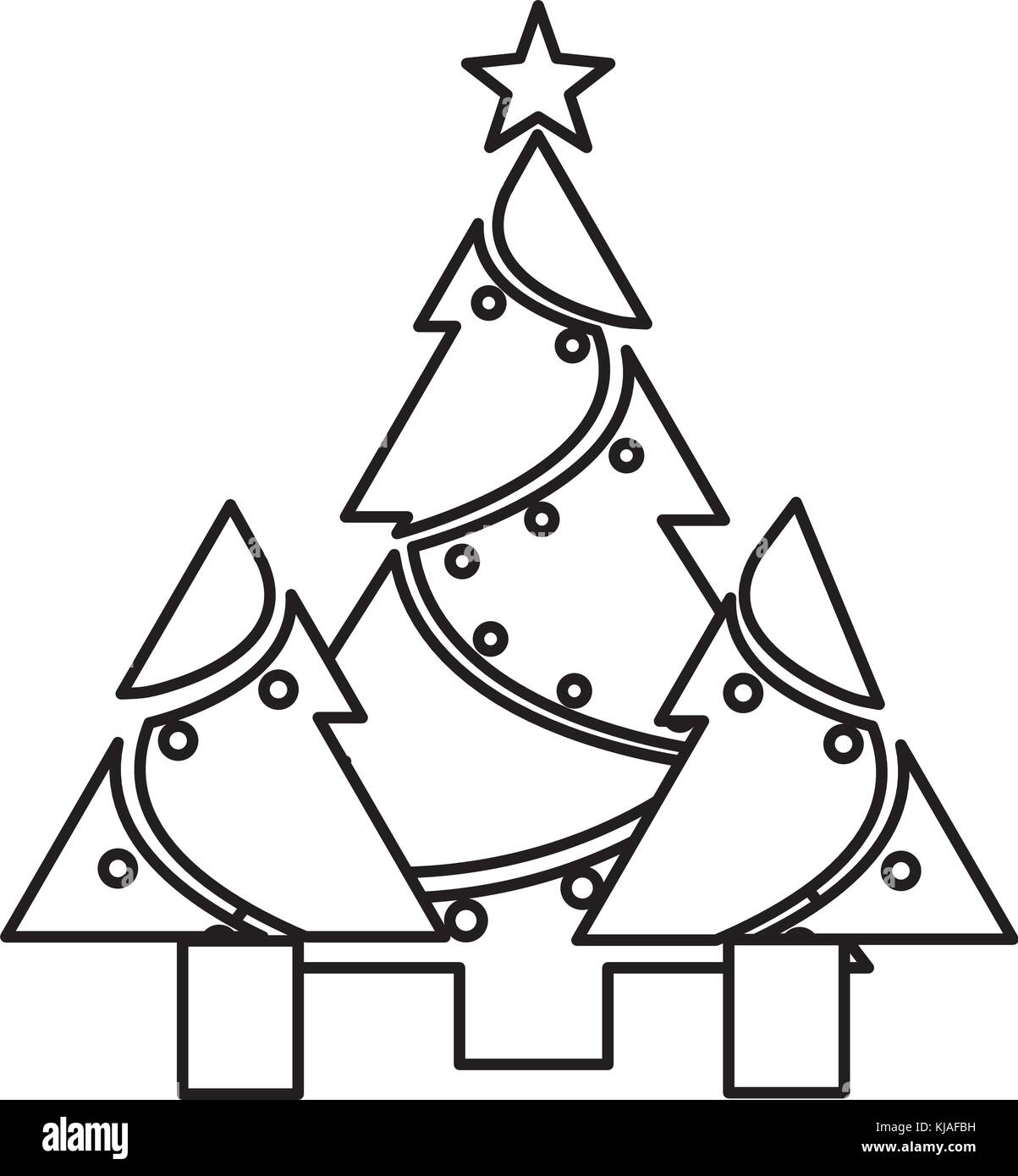 Isolated pine tree design Stock Vector Image & Art - Alamy