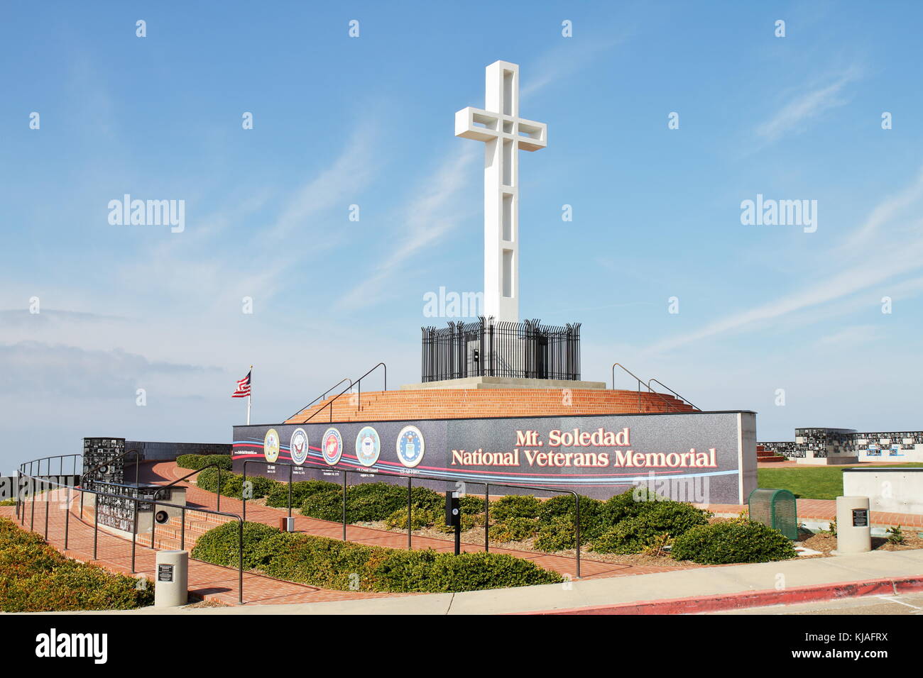 Mt. Soledad Veterans Memorial San Diego USA Stock Photo Alamy