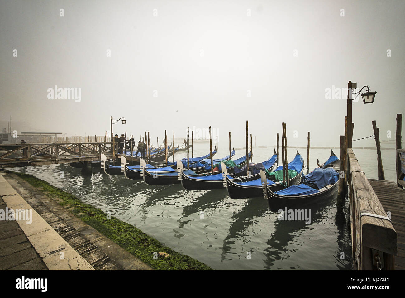 Gondolas of Venice Stock Photo - Alamy