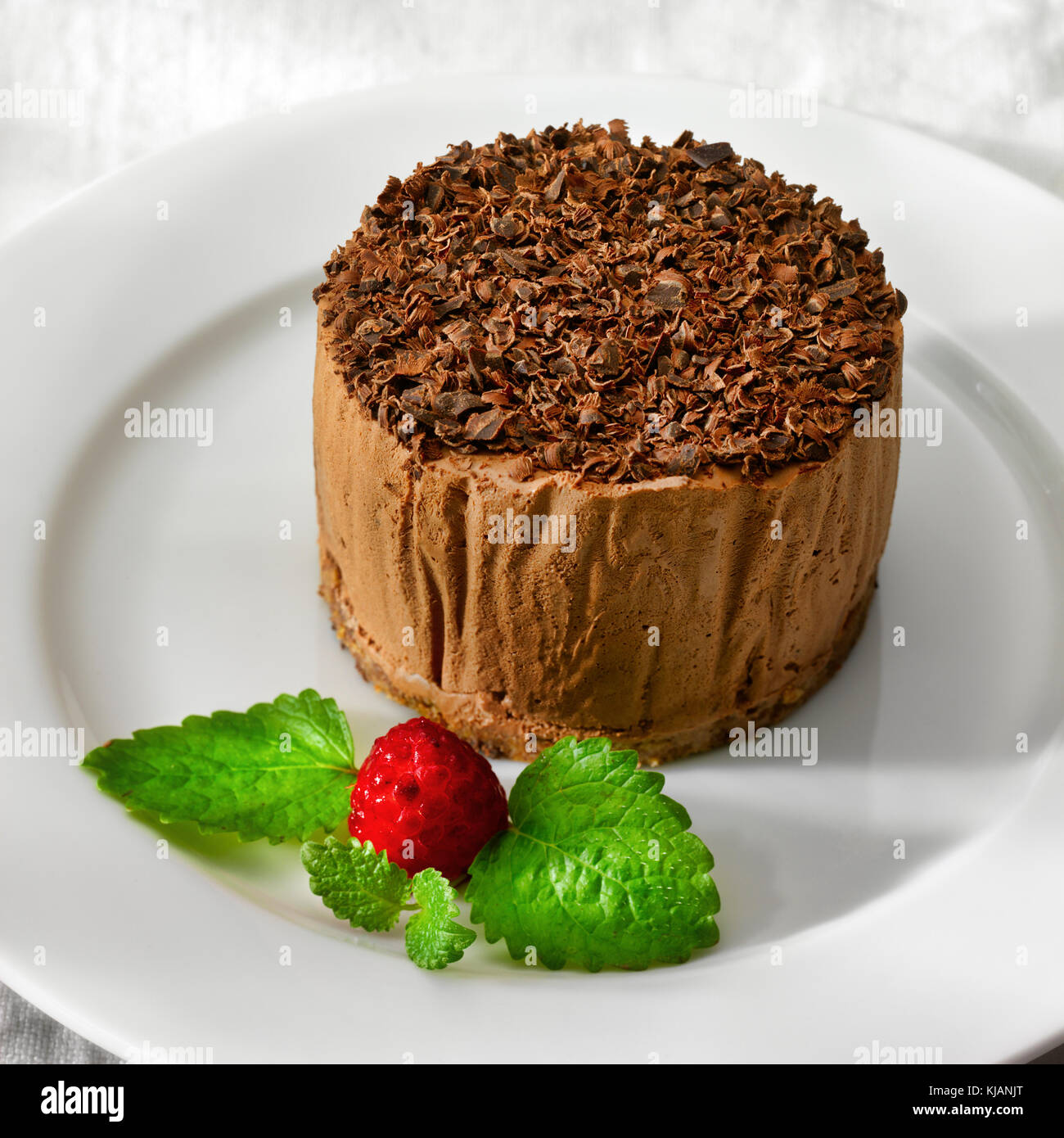 A delicious and tasty Chocolate cake Stock Photo