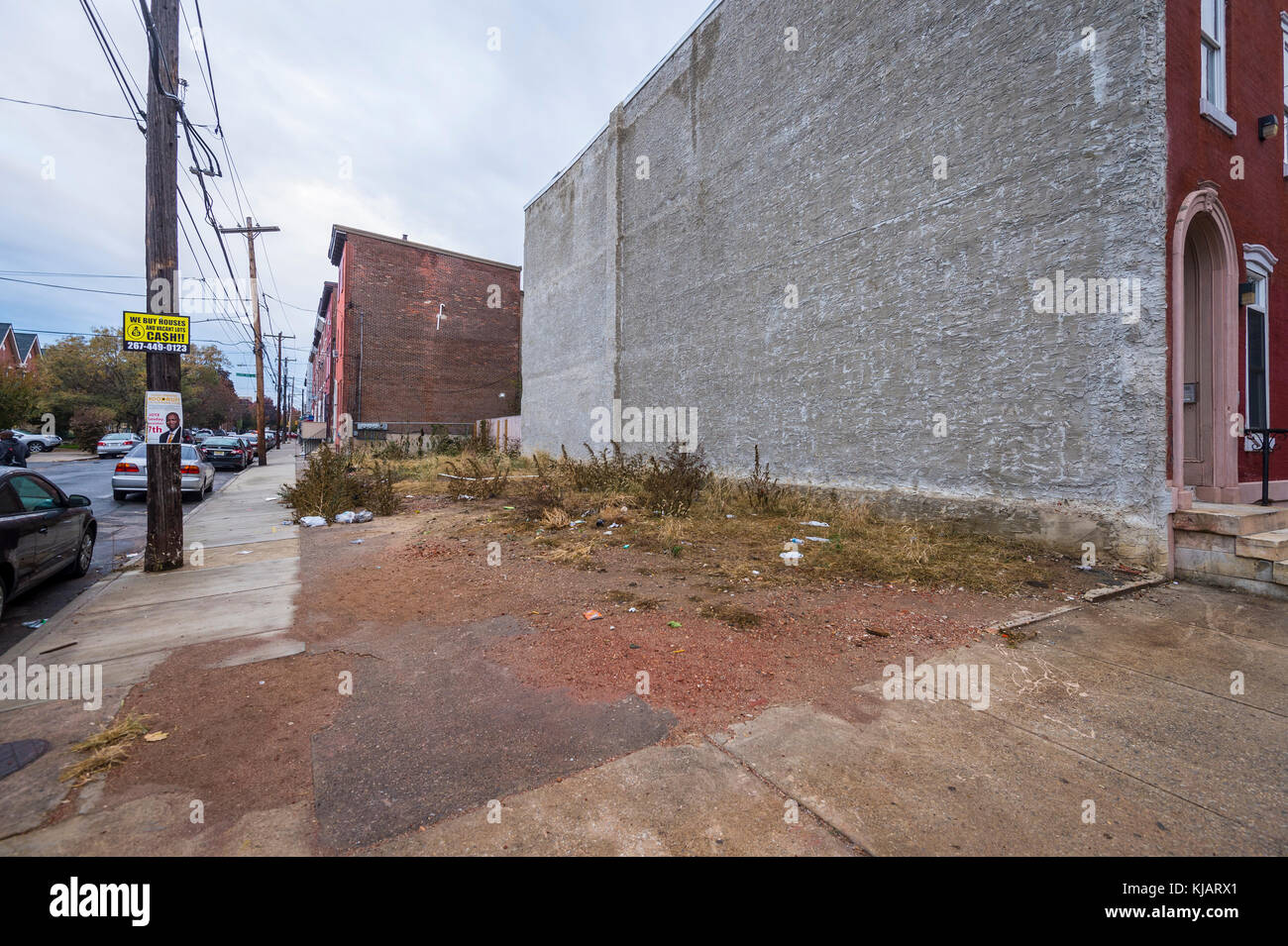 Vacant Lot, Philadelphia, PA USA Stock Photo Alamy