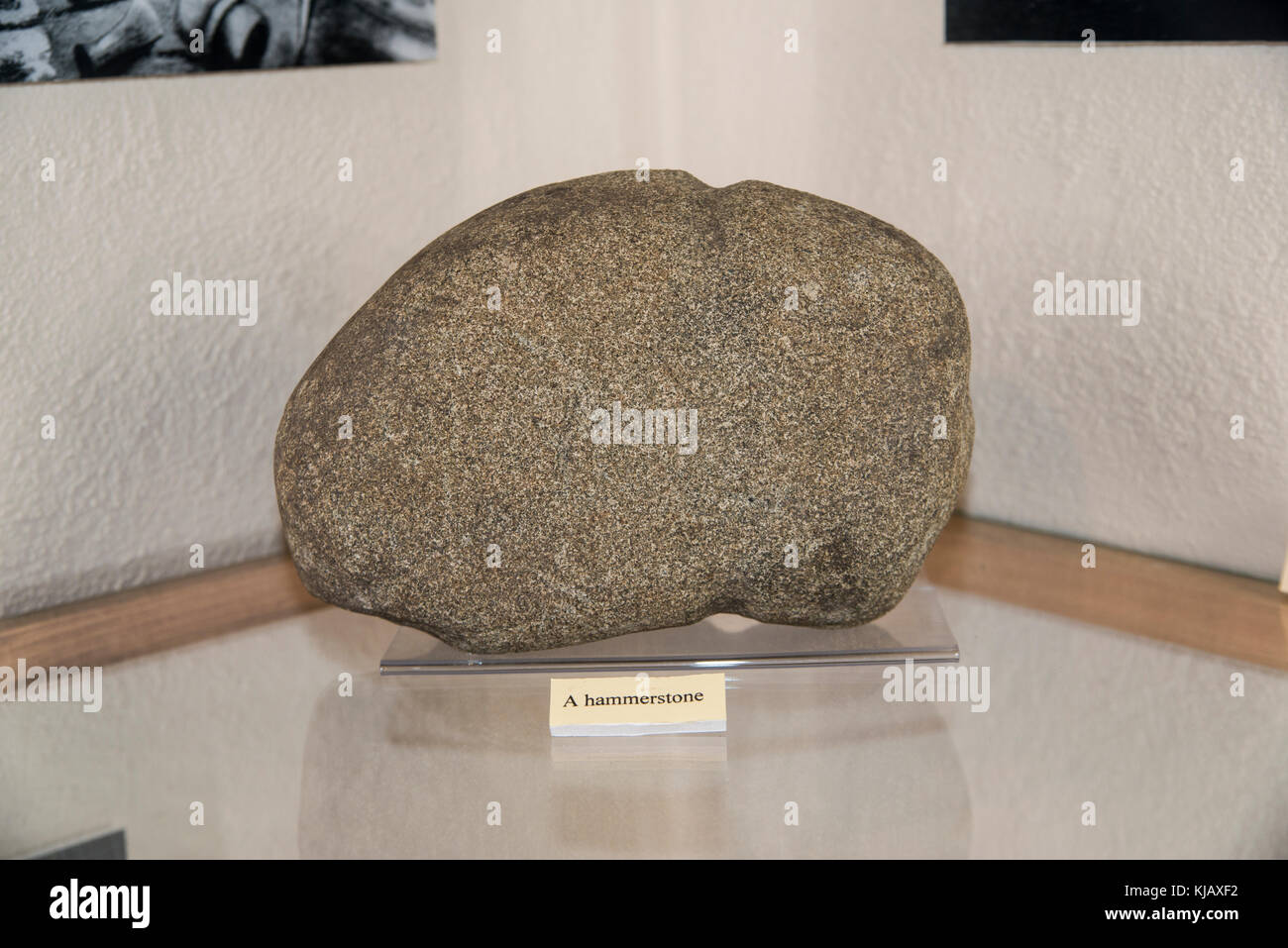 Eagle River, Michigan. Eagle River Museum. Hammerstone exhibit. The