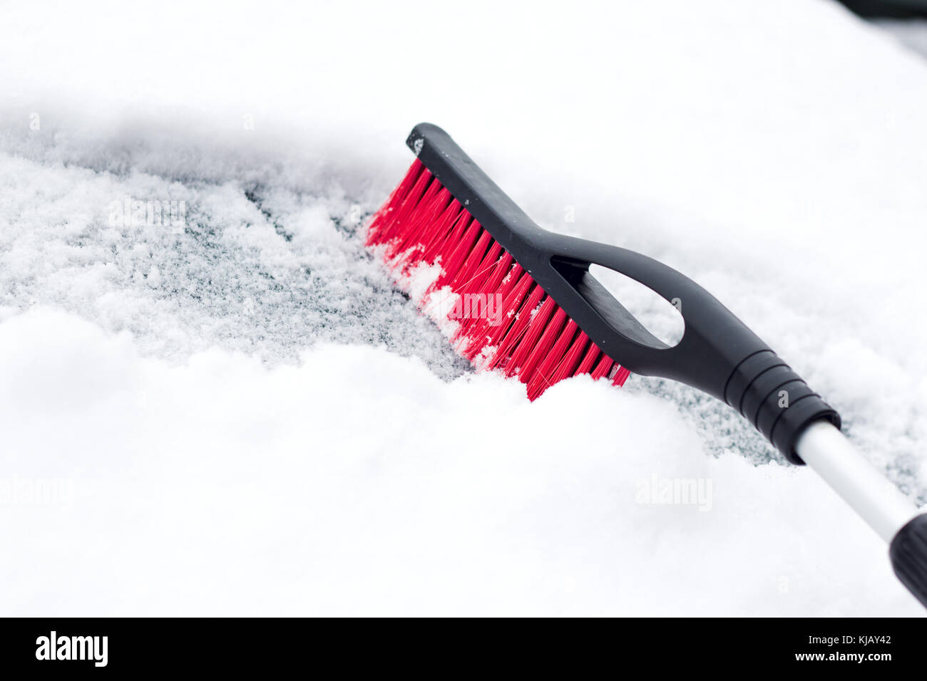 Snow brush hi-res stock photography and images - Alamy
