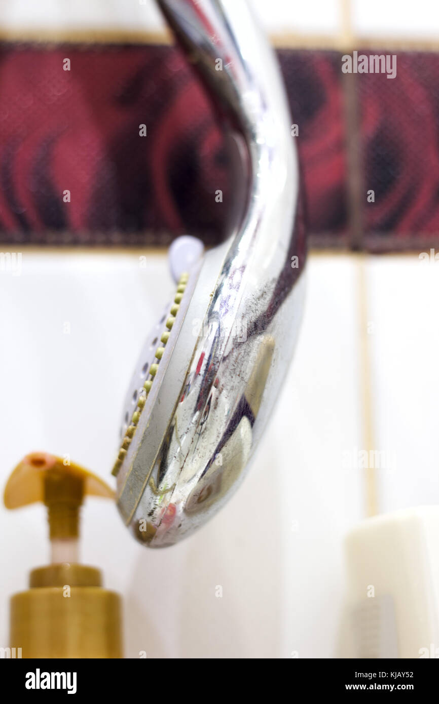 old shower head Stock Photo Alamy
