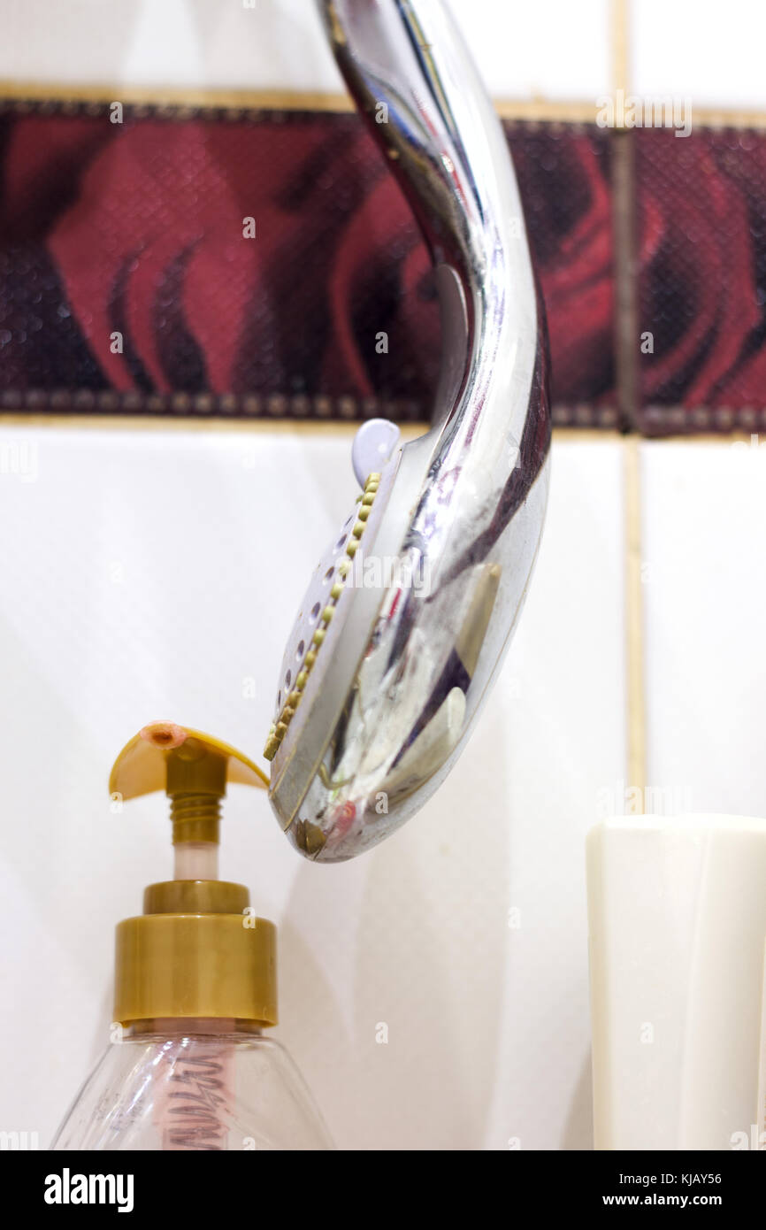 old shower head Stock Photo Alamy