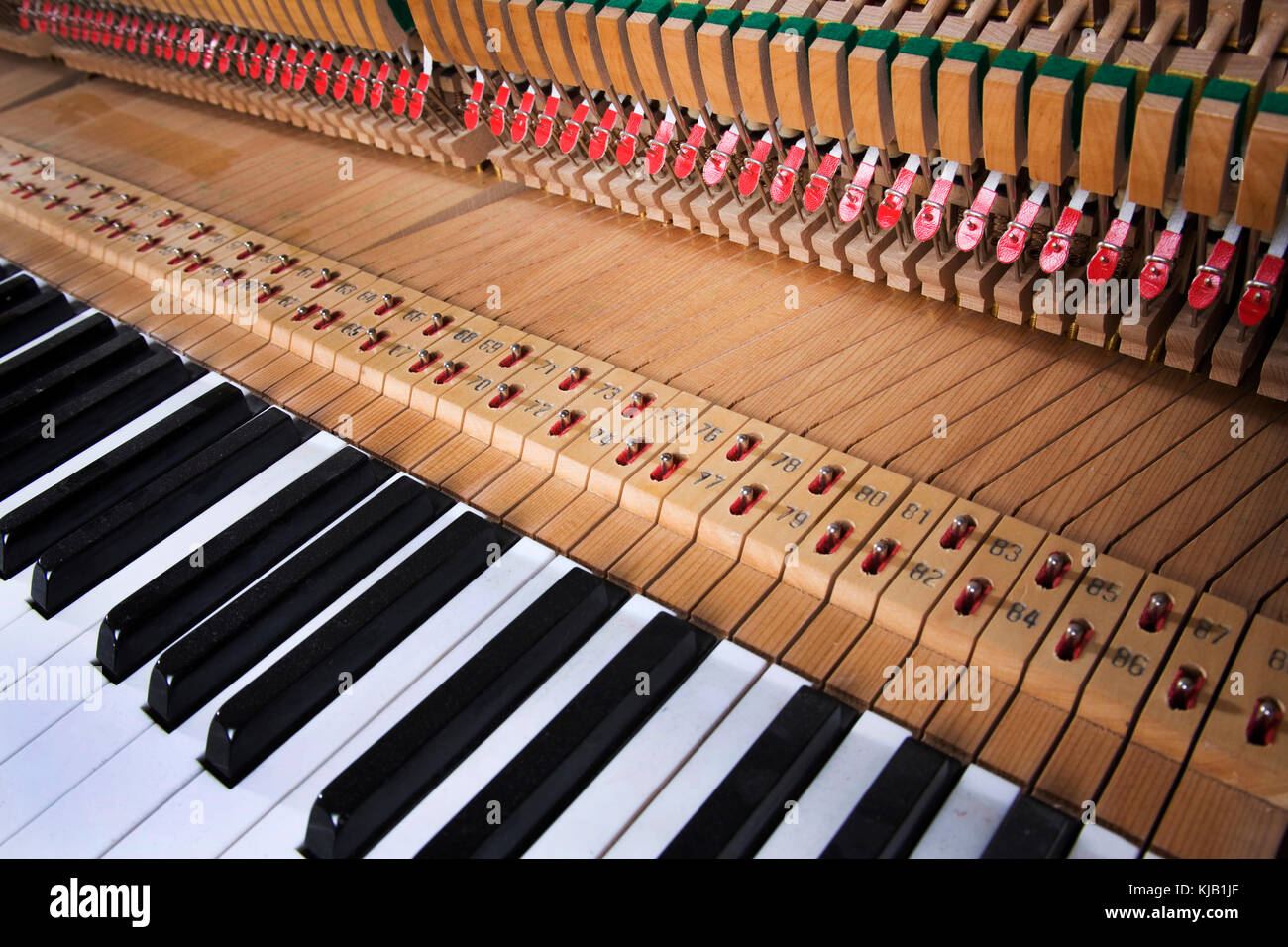 Piano mechanism keyboard hires stock photography and images Alamy