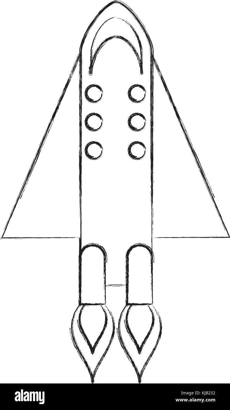 rocket space isolated icon Stock Vector Image & Art - Alamy