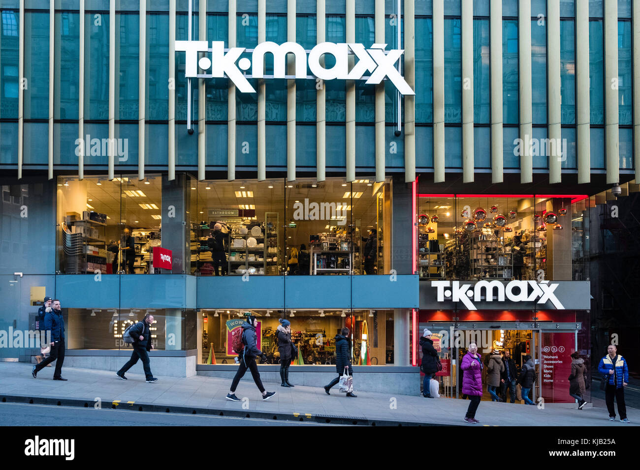 Exterior of TK MAxx discount store in Edinburgh, Scotland, United Kingdom  Stock Photo - Alamy