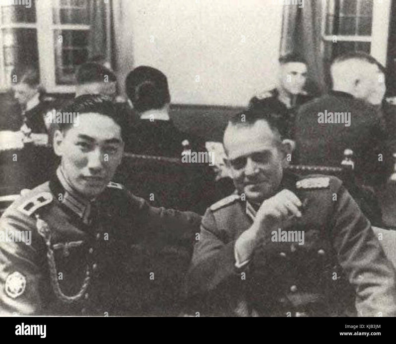 Chiang Wei kuo in Germany with Wehrmacht officials Stock Photo Alamy