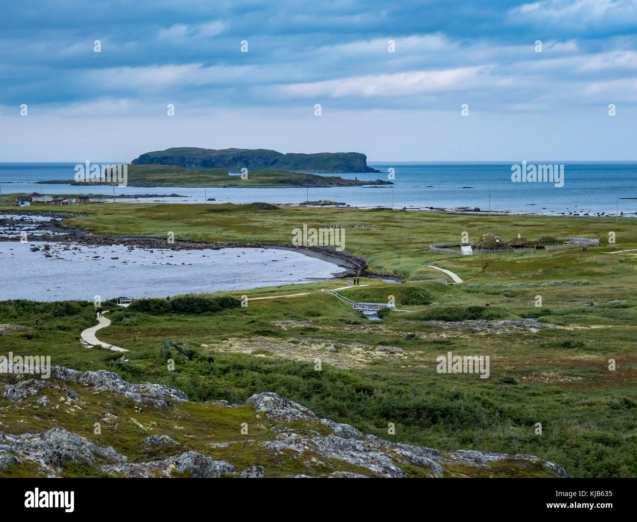 Overview of site, L'Anse aux Meadows National Historic Site, L'Anse aux