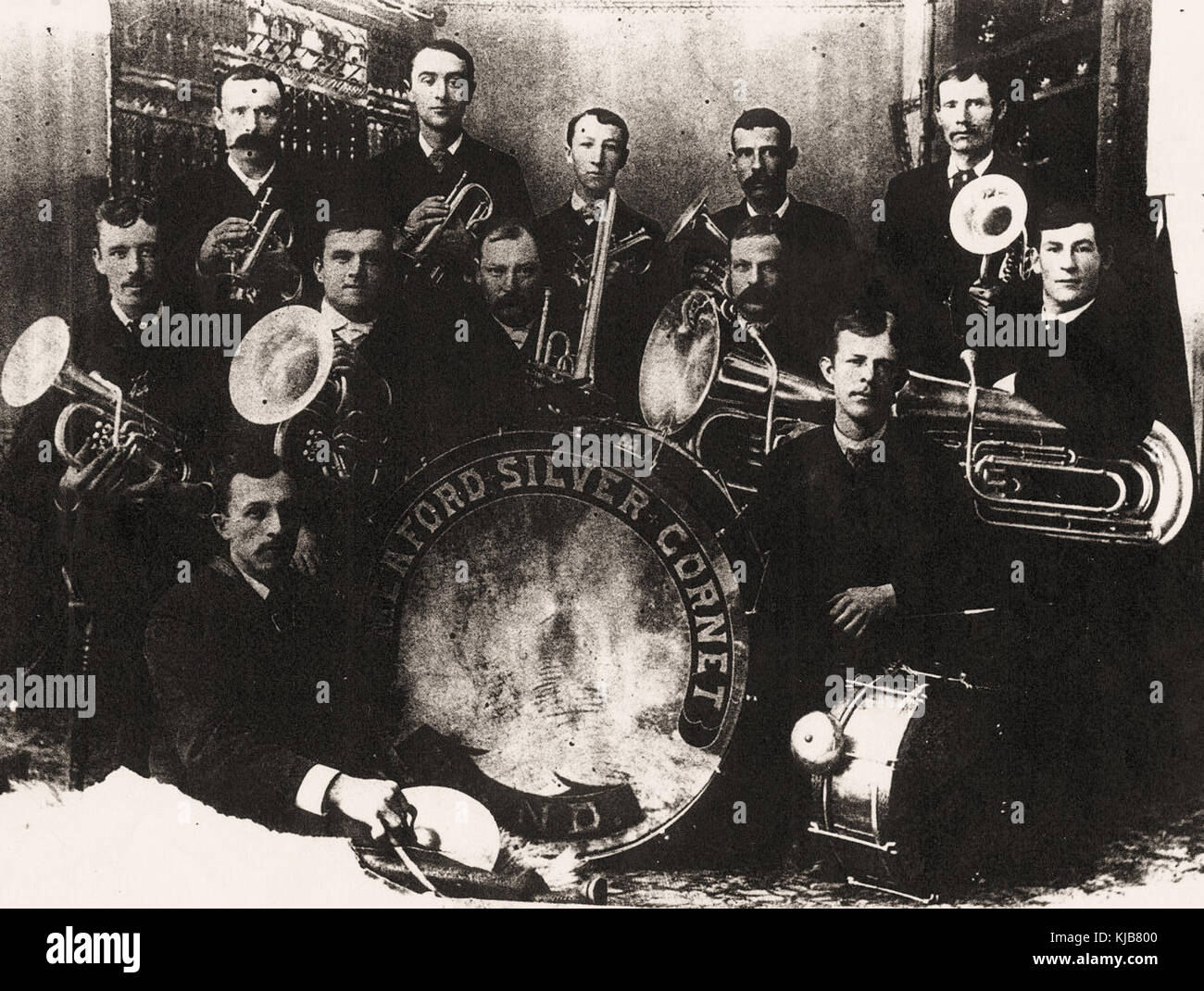 Canada. Meaford Silver Band, 1887 Stock Photo Alamy