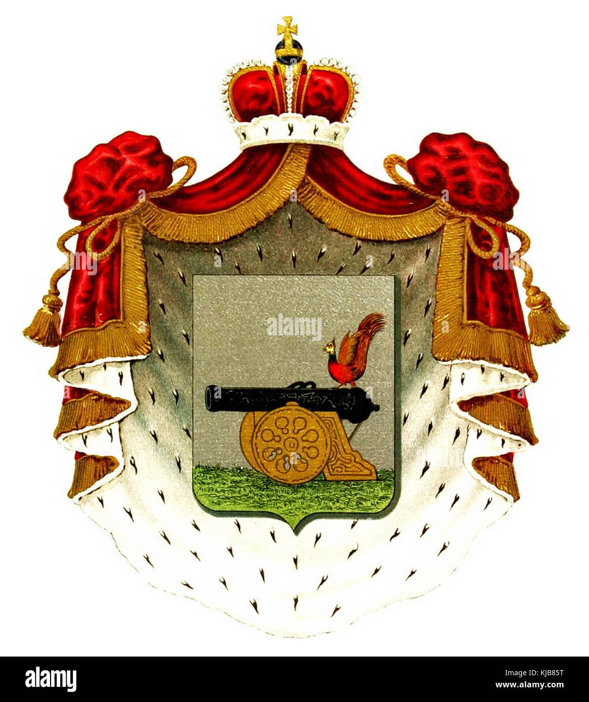 RU COA Kropotkin V 2 Stock Photo - Alamy