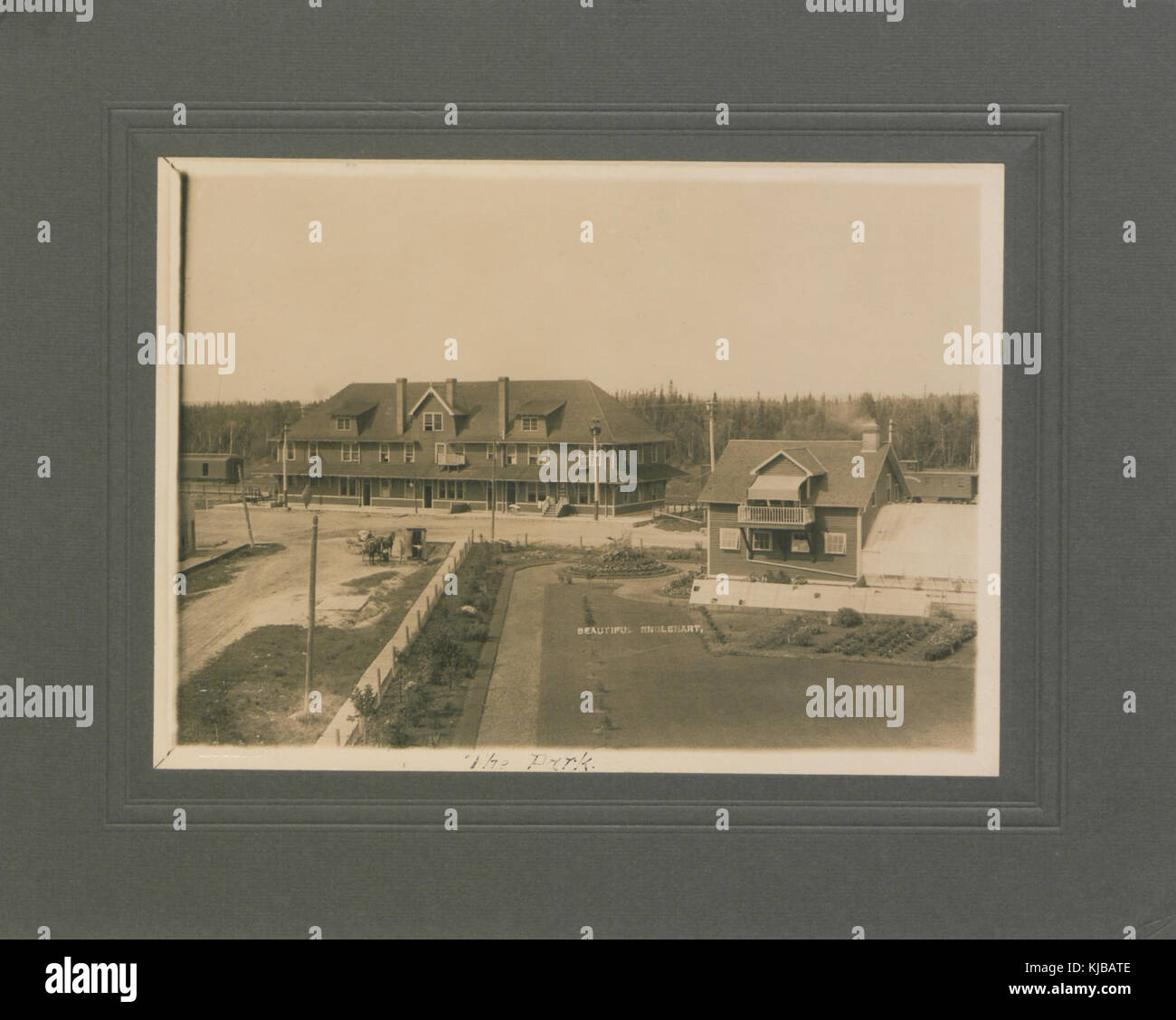 Beautiful Englehart, the Park (HS85 10 24287 Stock Photo Alamy