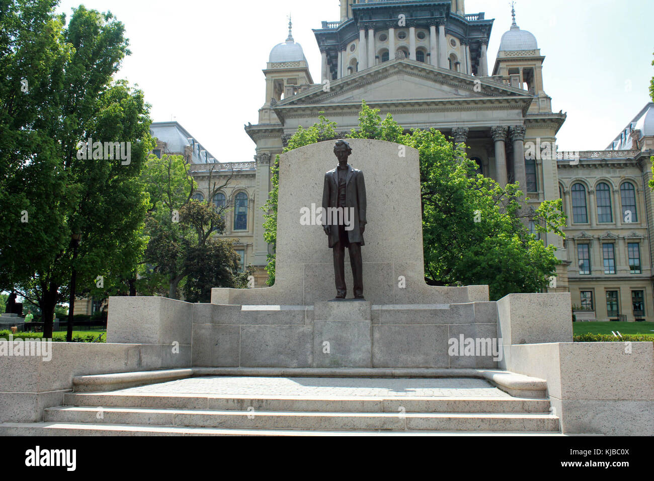 Gfp illinois springfield lincoln statue Stock Photo - Alamy