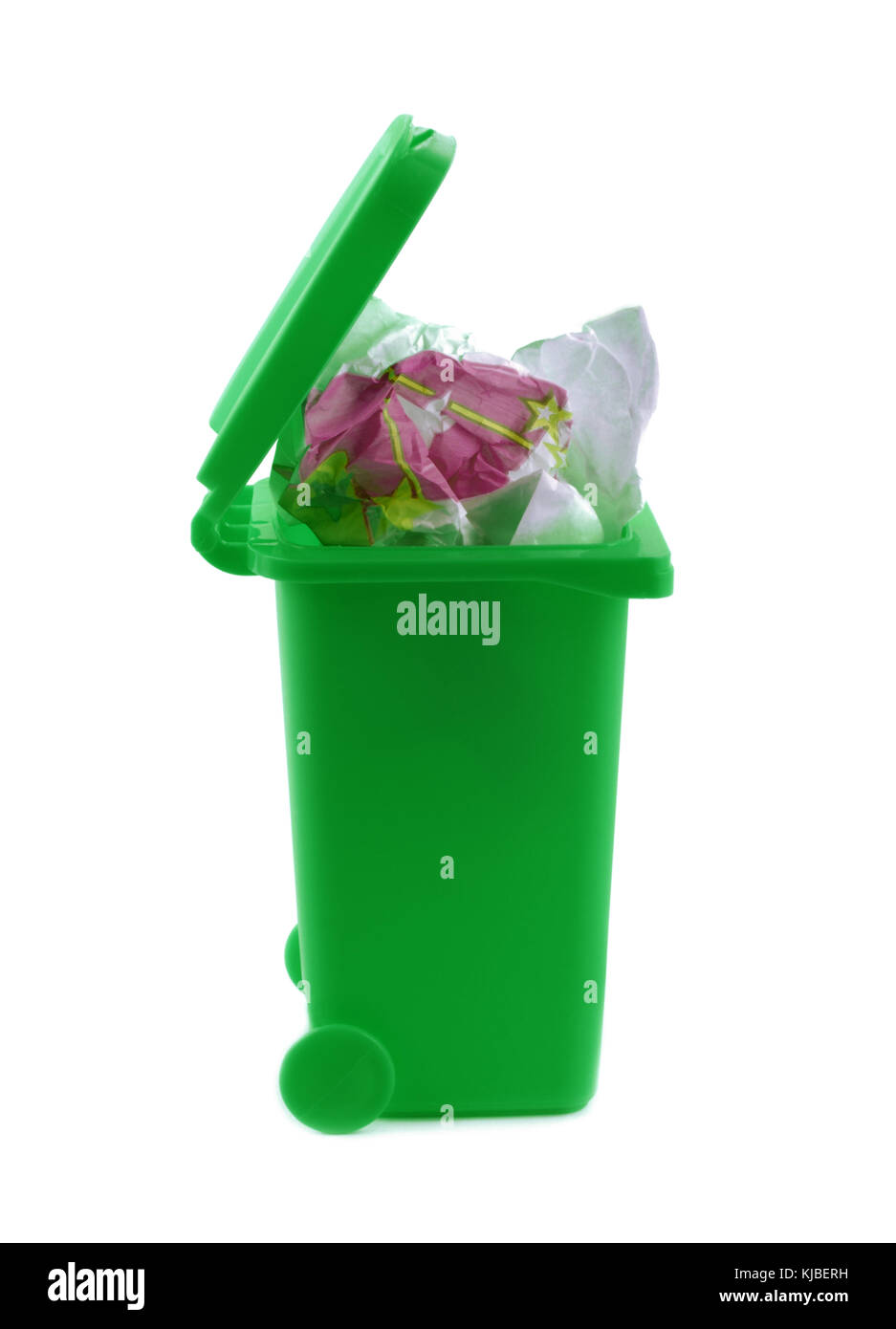 rubbish litter bin isolated on white Stock Photo Alamy