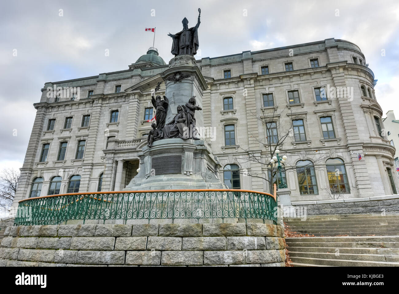 Francois de Laval Monument, the first Roman Catholic bishop of Quebec ...