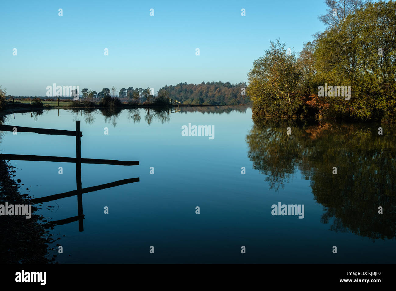 Early morning at Cadman's Pool Stock Photo