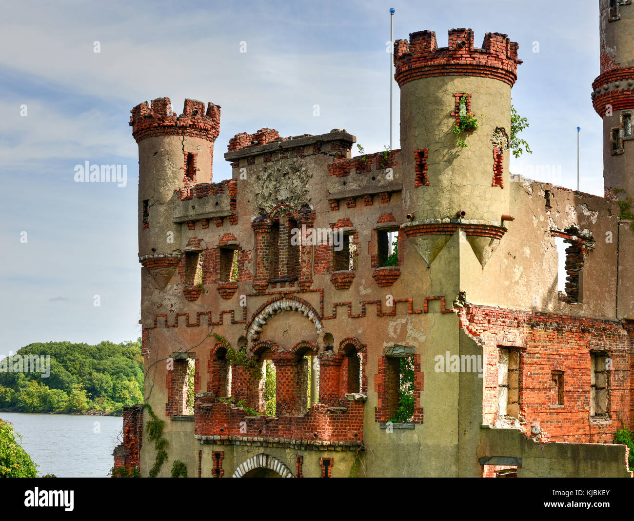 Bannerman Castle Armory On Pollepel Island In The Hudson River