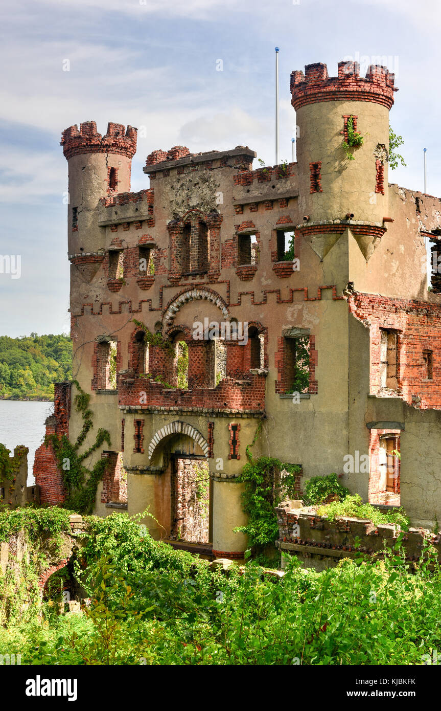 Bannerman Castle Armory On Pollepel Island In The Hudson River